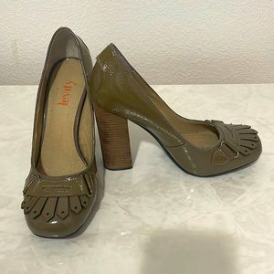 Leather Heels - Size 6.5